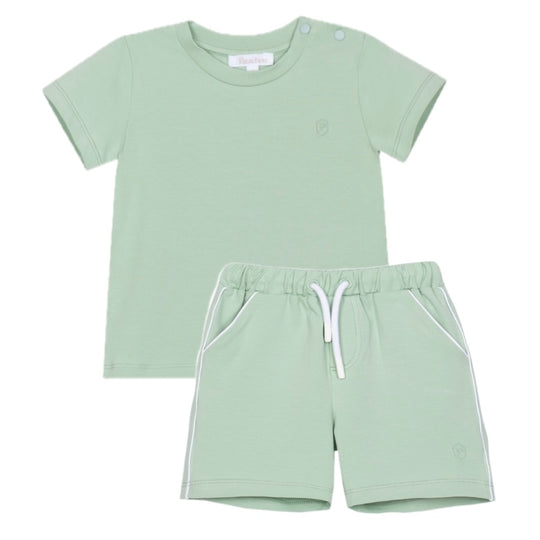 Boys Green Short Set