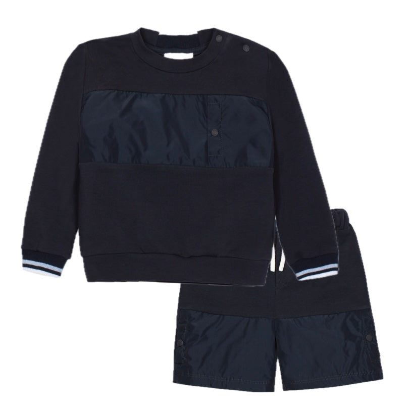 Patachou Boys Navy Short Set