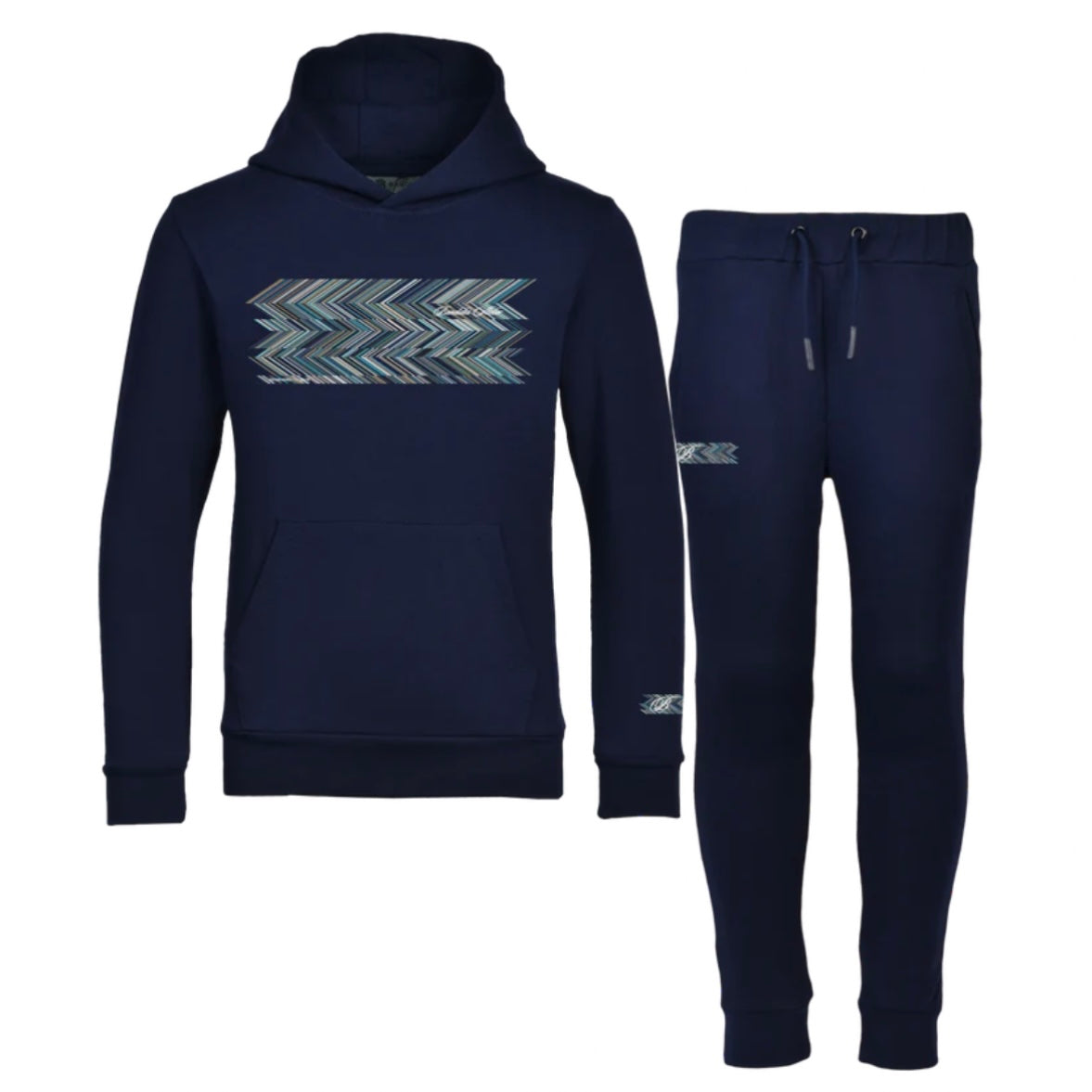 Moda Bandidos Boys Navy Zig Zag Tracksuit