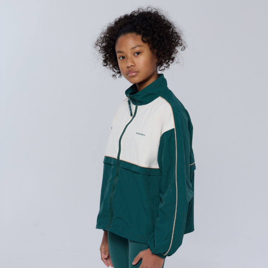 Ansandro Girls Forest Green Windbreaker