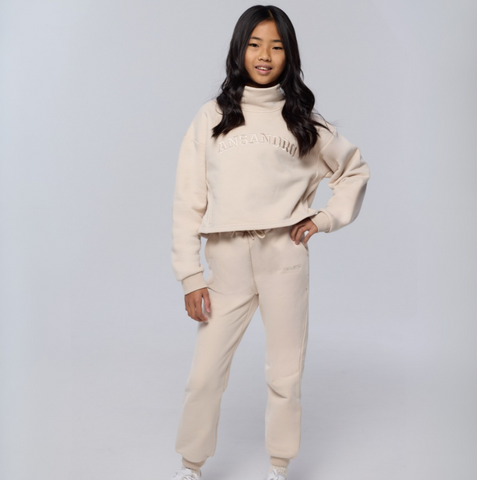 Ansandro Girls Oatmeal Tracksuit
