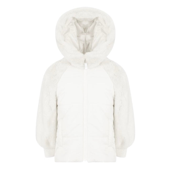 Lapin House Girls Off White Fur Coat