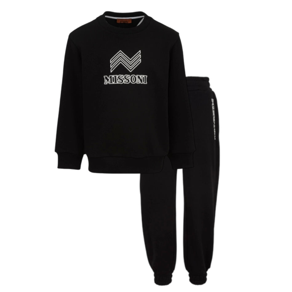 Missoni Kids Boys Black Tracksuit