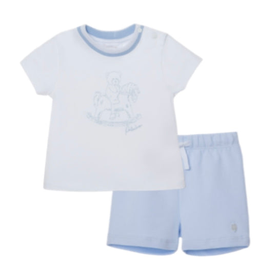 Boys Blue Rocking Horse Short