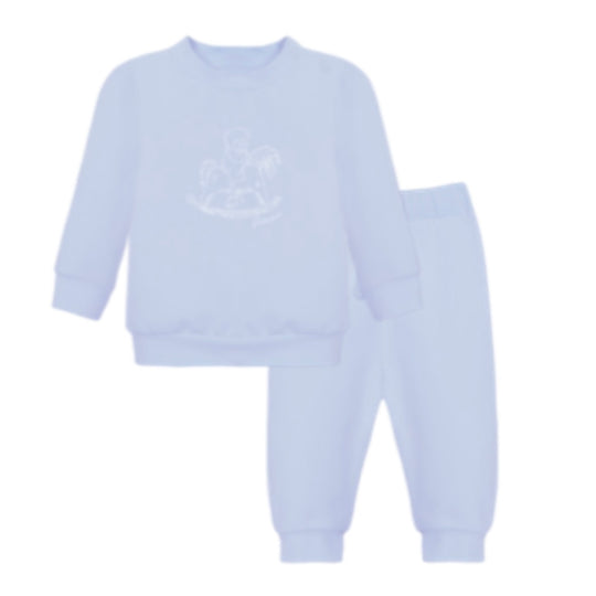 Boys Blue Rocking Horse Tracksuit