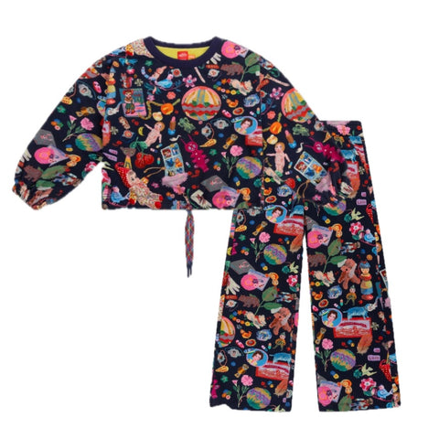 Oilily Girls Patriot Blue Hexima Tracksuit