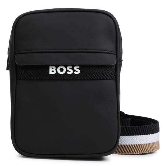 Boys Black Logo Bag
