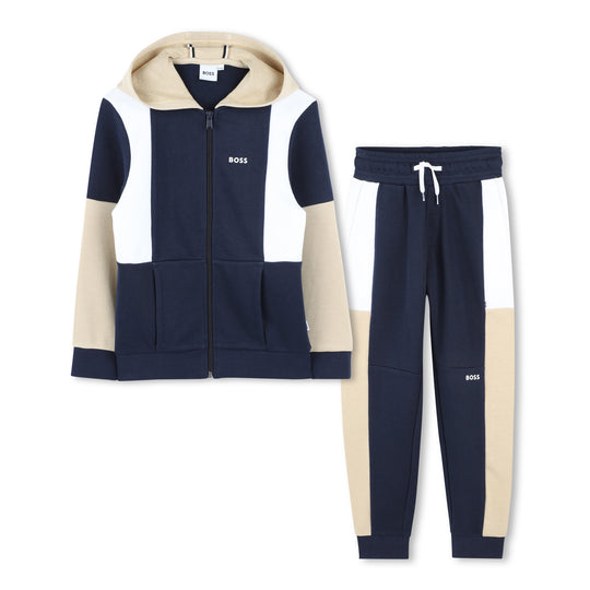 Boys Navy Tracksuit