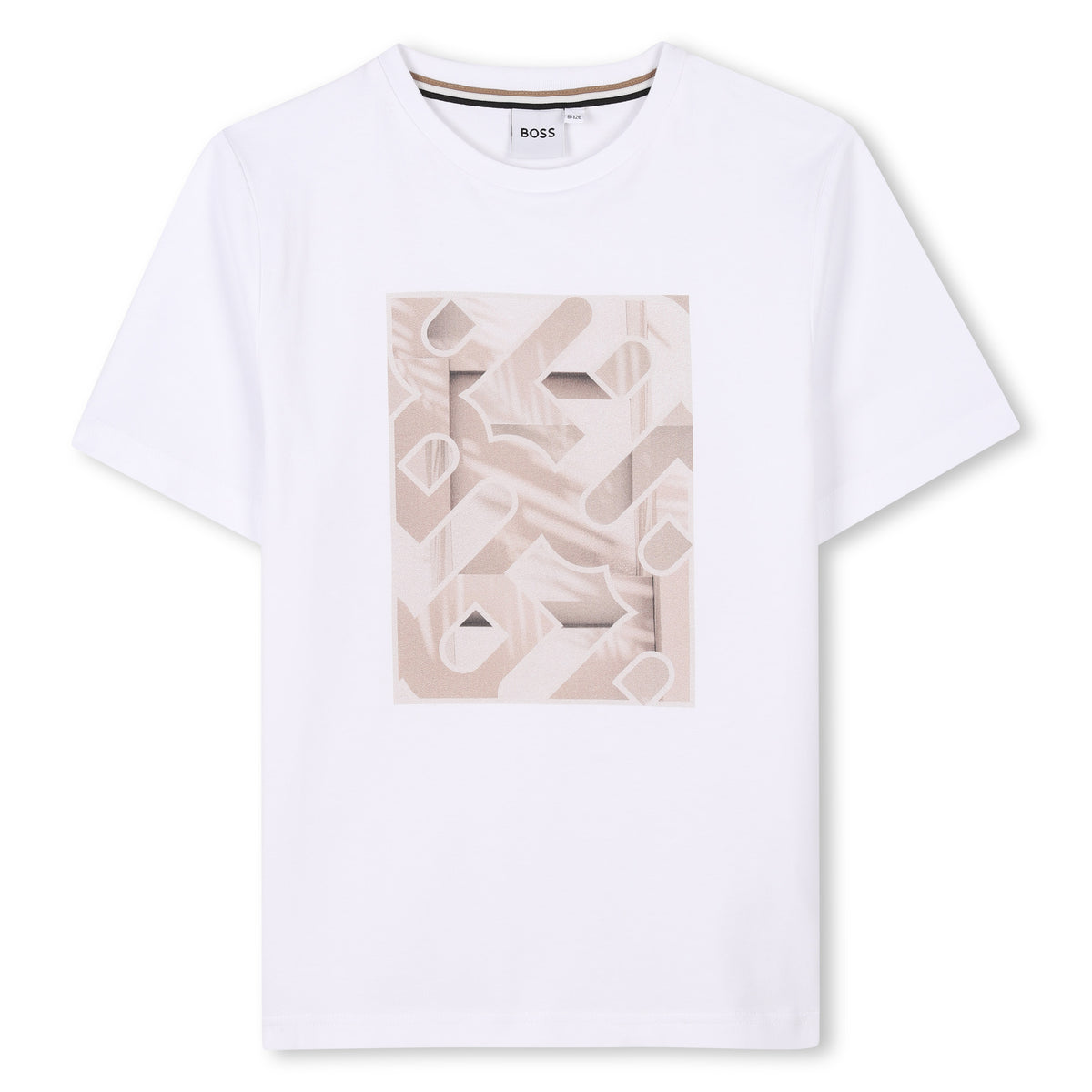 Boss Boys White Short Sleeve T-Shirt