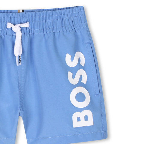 Boss Boys Blue Swim Shorts