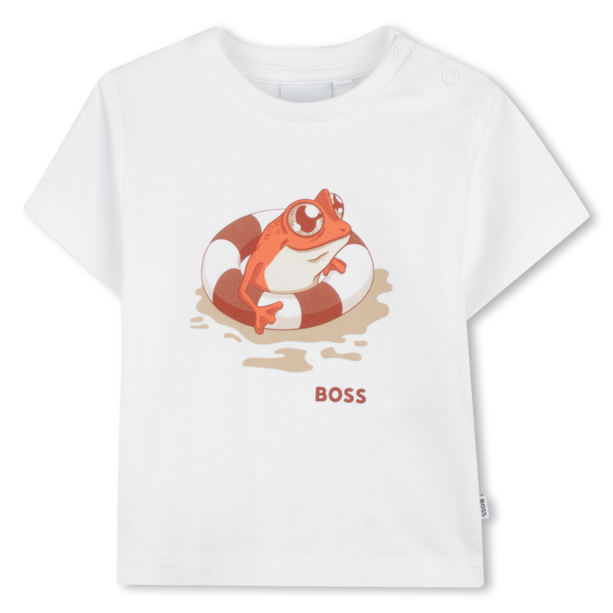 Boss Boys White Short Sleeve T-Shirt