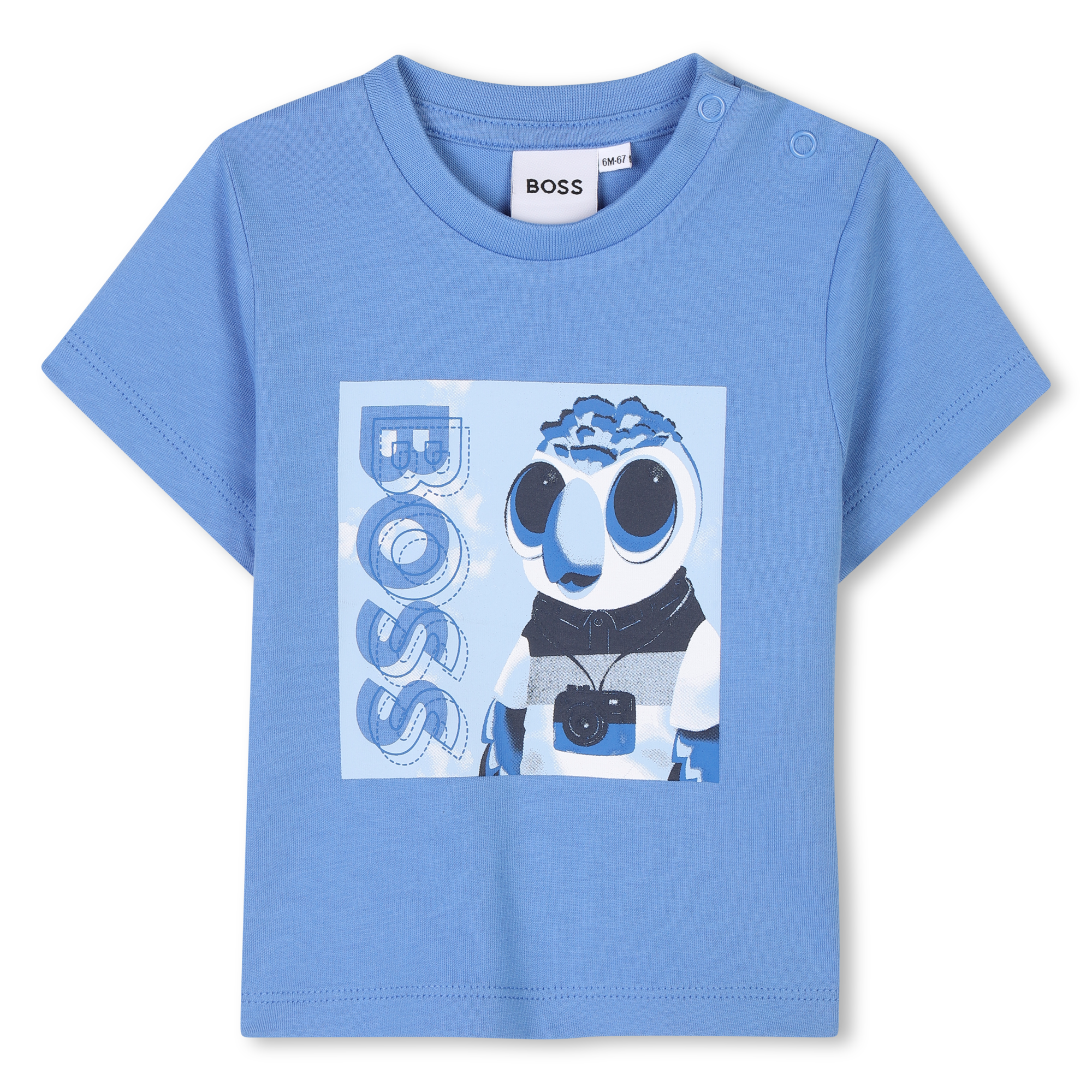 Boss Boys Blue Short Sleeve T-Shirt