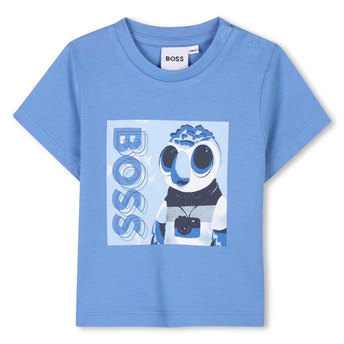 Boss Boys Blue Short Sleeve T-Shirt