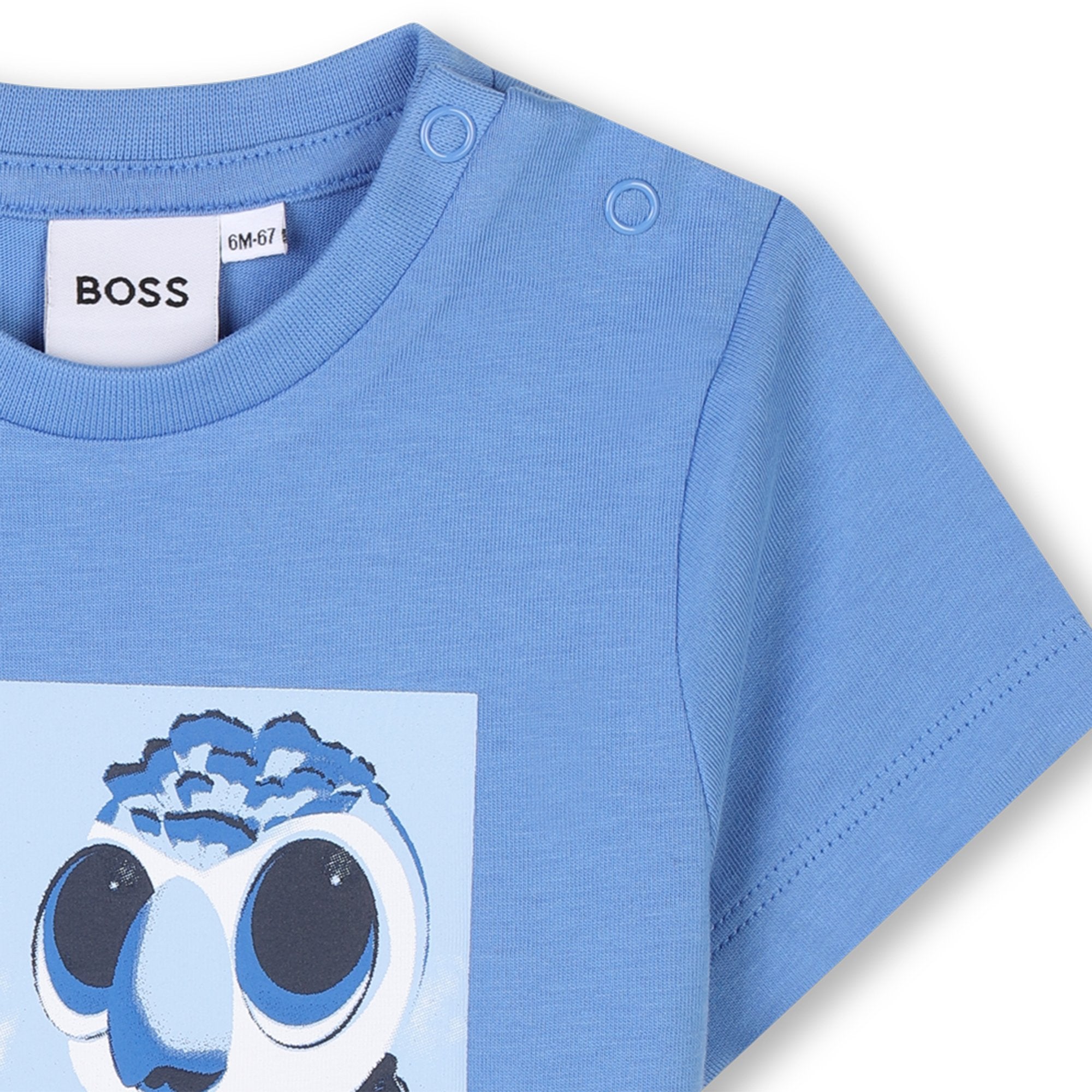 Boss Boys Blue Short Sleeve T-Shirt