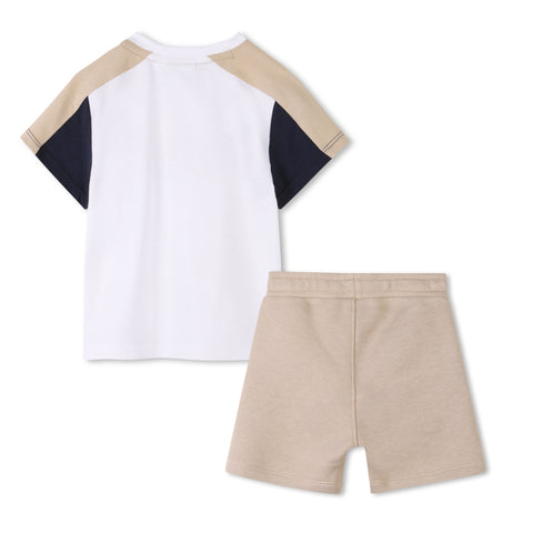 Boss Boys Beige Short Set