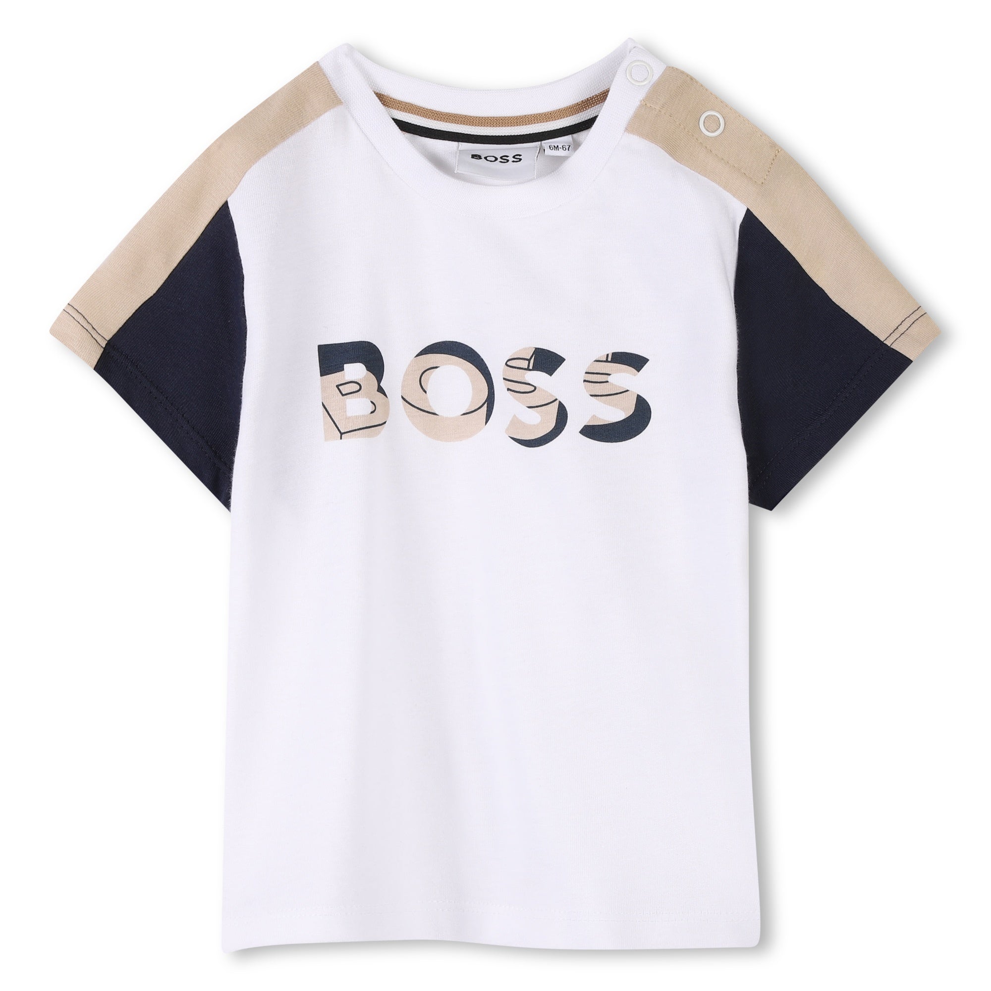 Boss Boys Beige Short Set