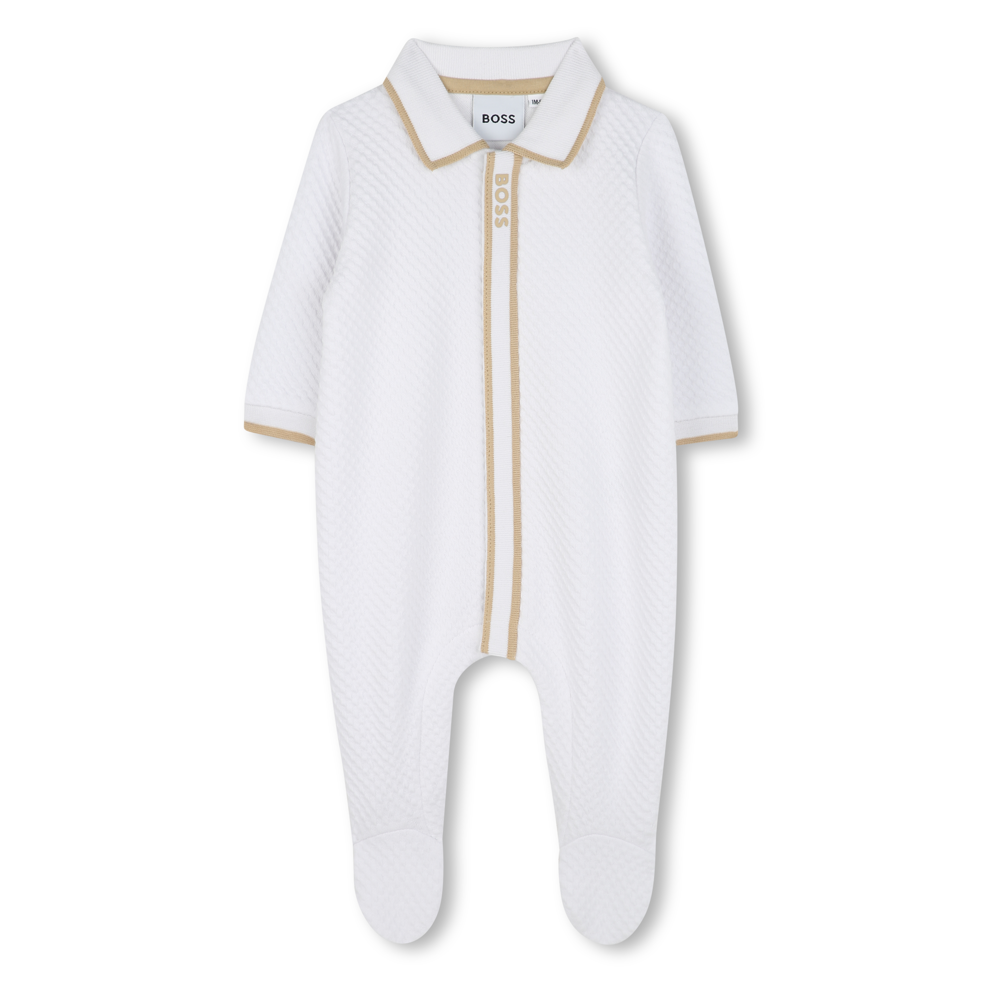 Boss Boys White Babygrow