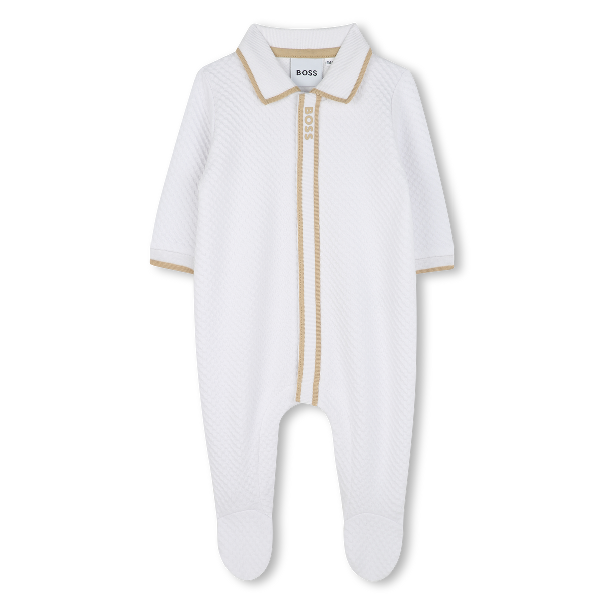 Boss Boys White Babygrow