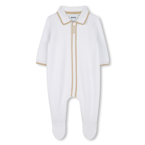 Boss Boys White Babygrow