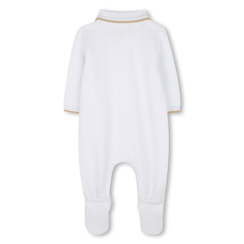 Boss Boys White Babygrow