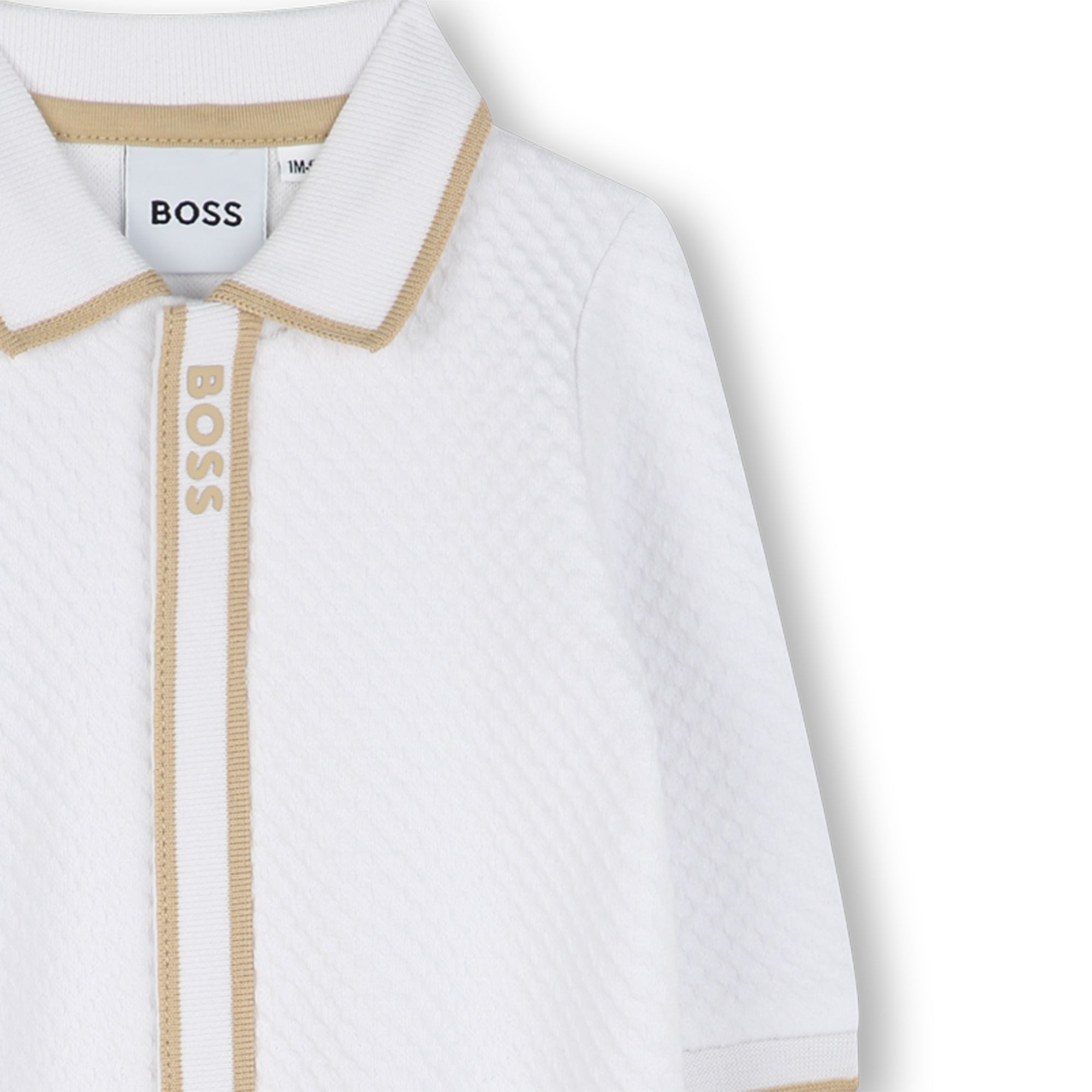 Boss Boys White Babygrow