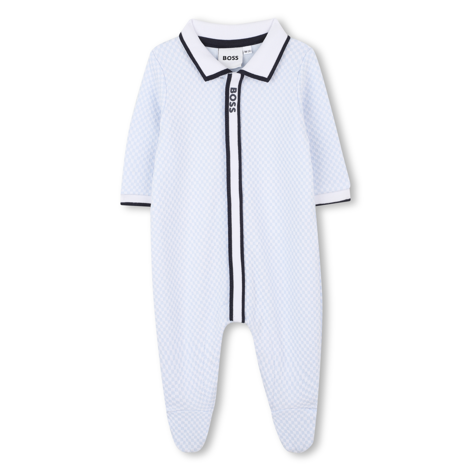 Boss Boys Pale Blue Babygrow