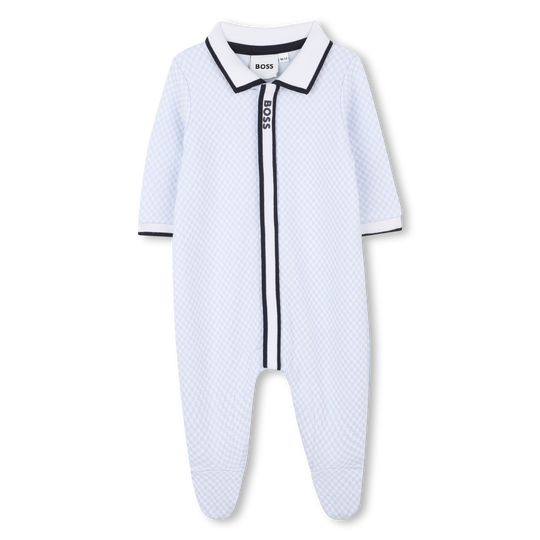 Boys Pale Blue Babygrow