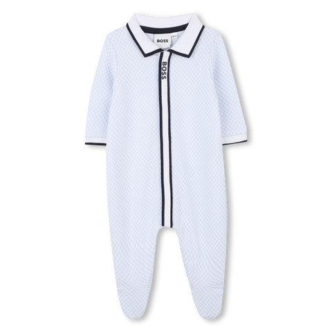 Boss Boys Pale Blue Babygrow