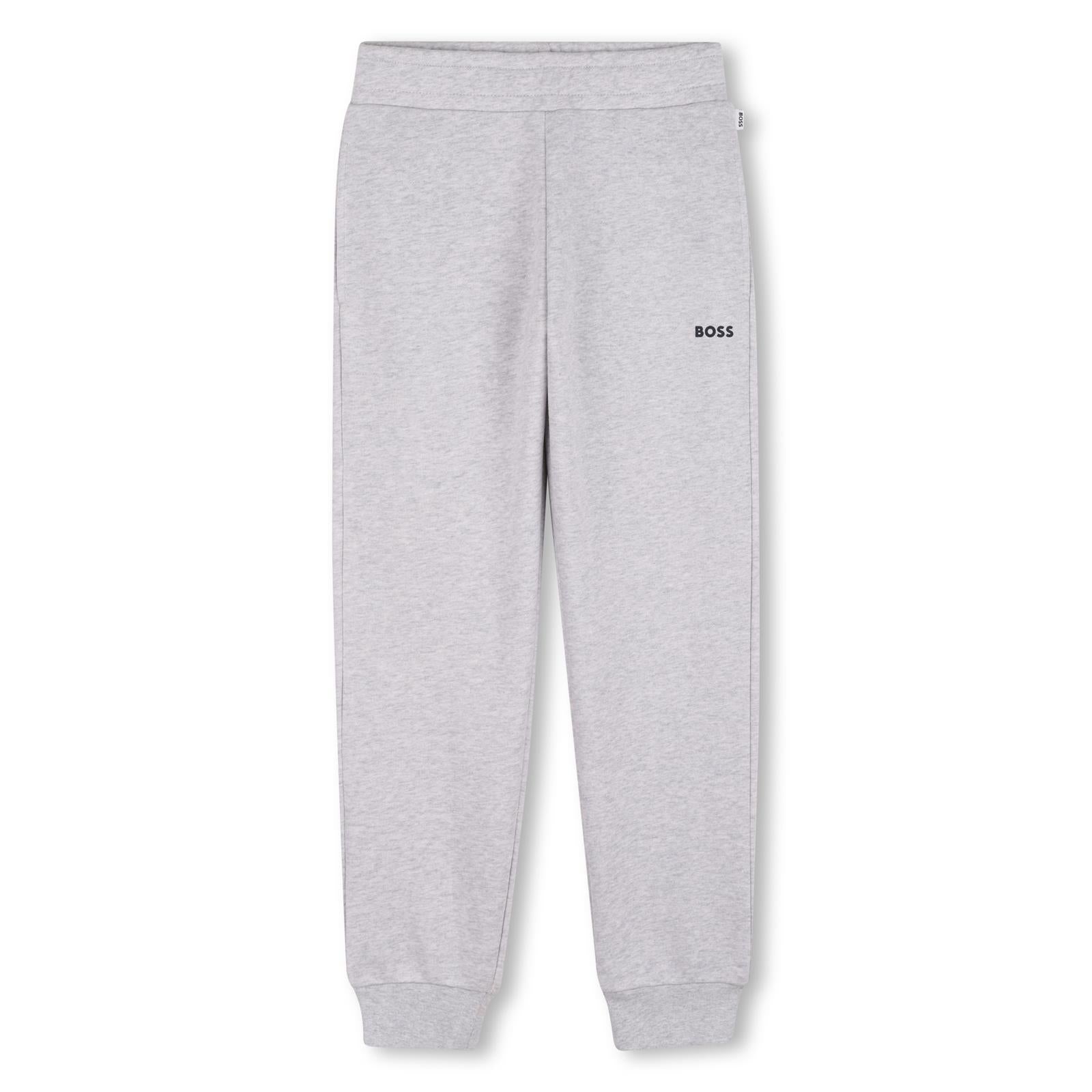 Boss Boys Grey Jogging Bottoms