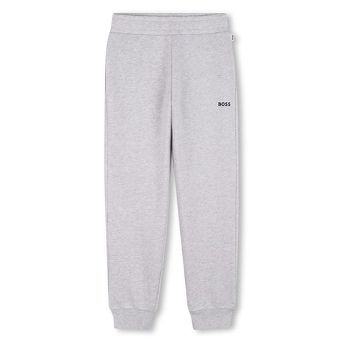 Boss Boys Grey Jogging Bottoms