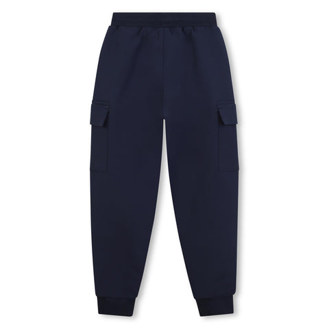 Boss Boys Blue Jogging Bottoms
