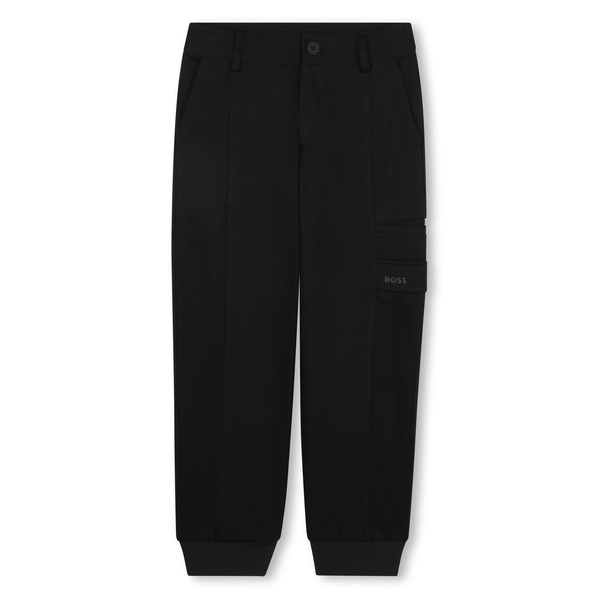 Boss Boys Black Joggers