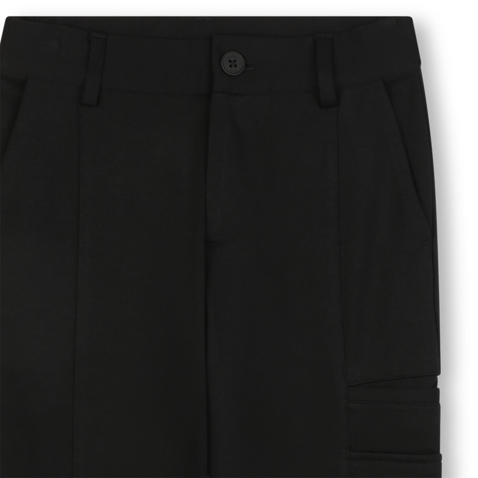 Boss Boys Black Joggers