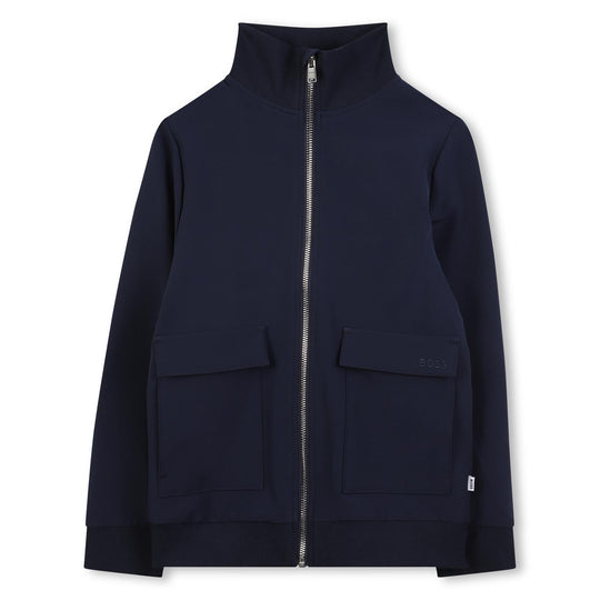 Boys Navy Cardigan
