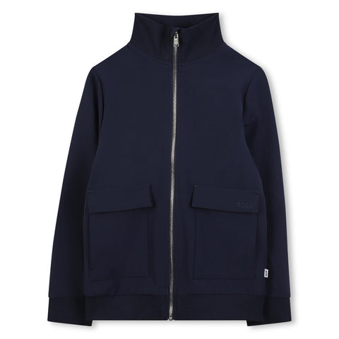 Boss Boys Navy Cardigan