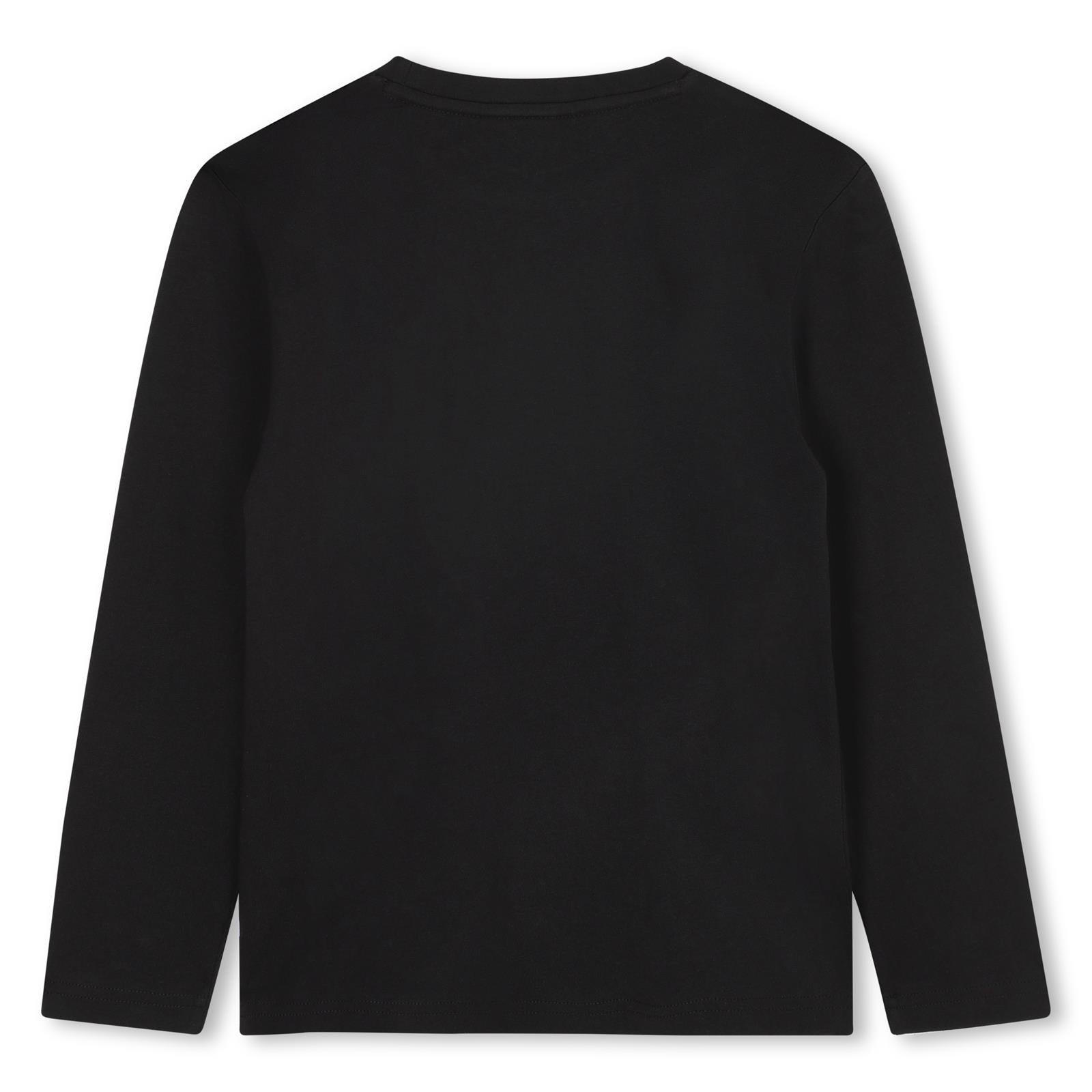 Boss Boys Black Long Sleeve T-Shirt