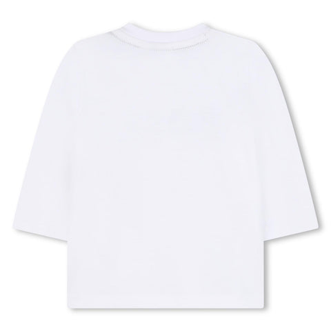 Boss Boys White Logo T-Shirt