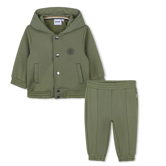Boys Khaki Tracksuit
