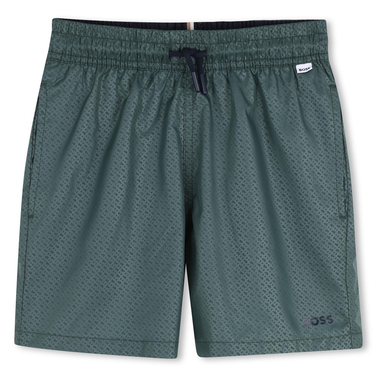 Boss Boys Green Swim Shorts