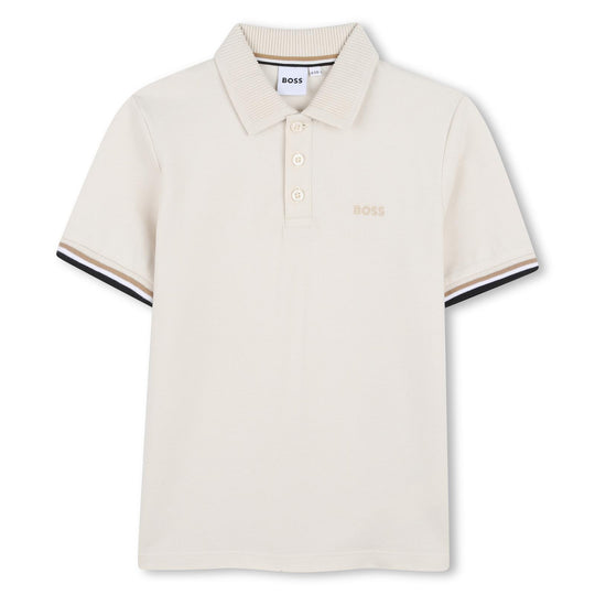 Boys Beige Polo