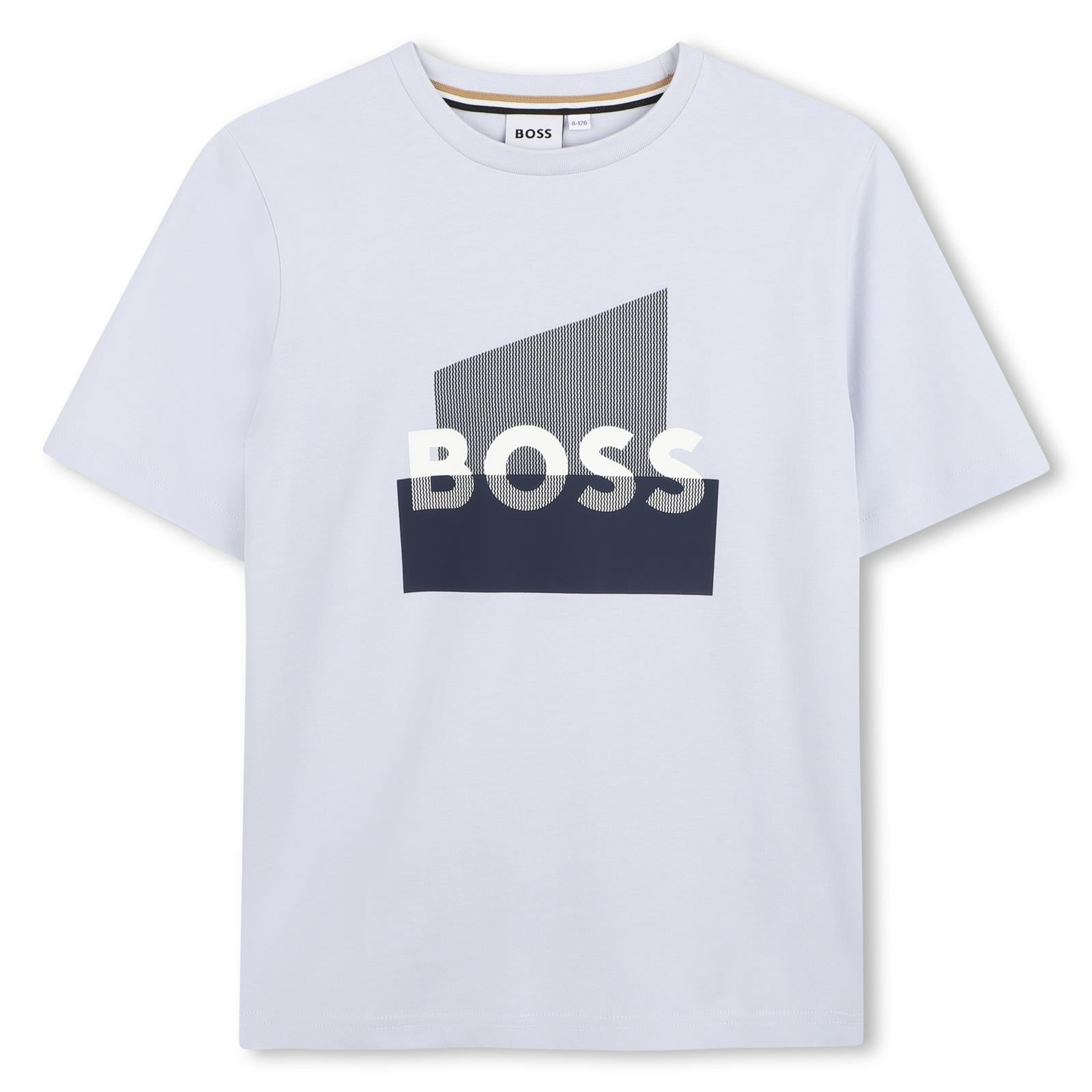 Boss Boys Blue Logo T-Shirt