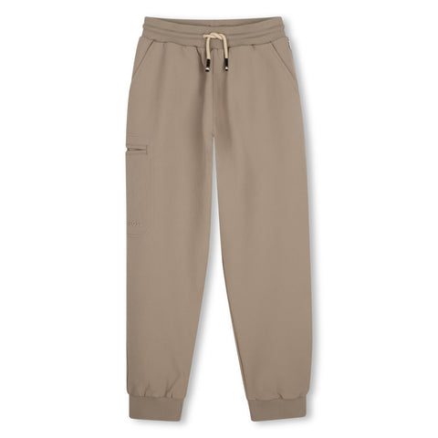 BOSS Boys Beige Jogging Bottoms