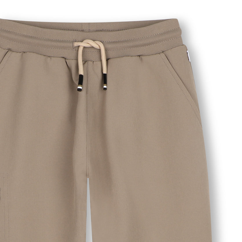 BOSS Boys Beige Jogging Bottoms