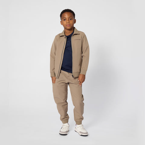 BOSS Boys Beige Jogging Bottoms