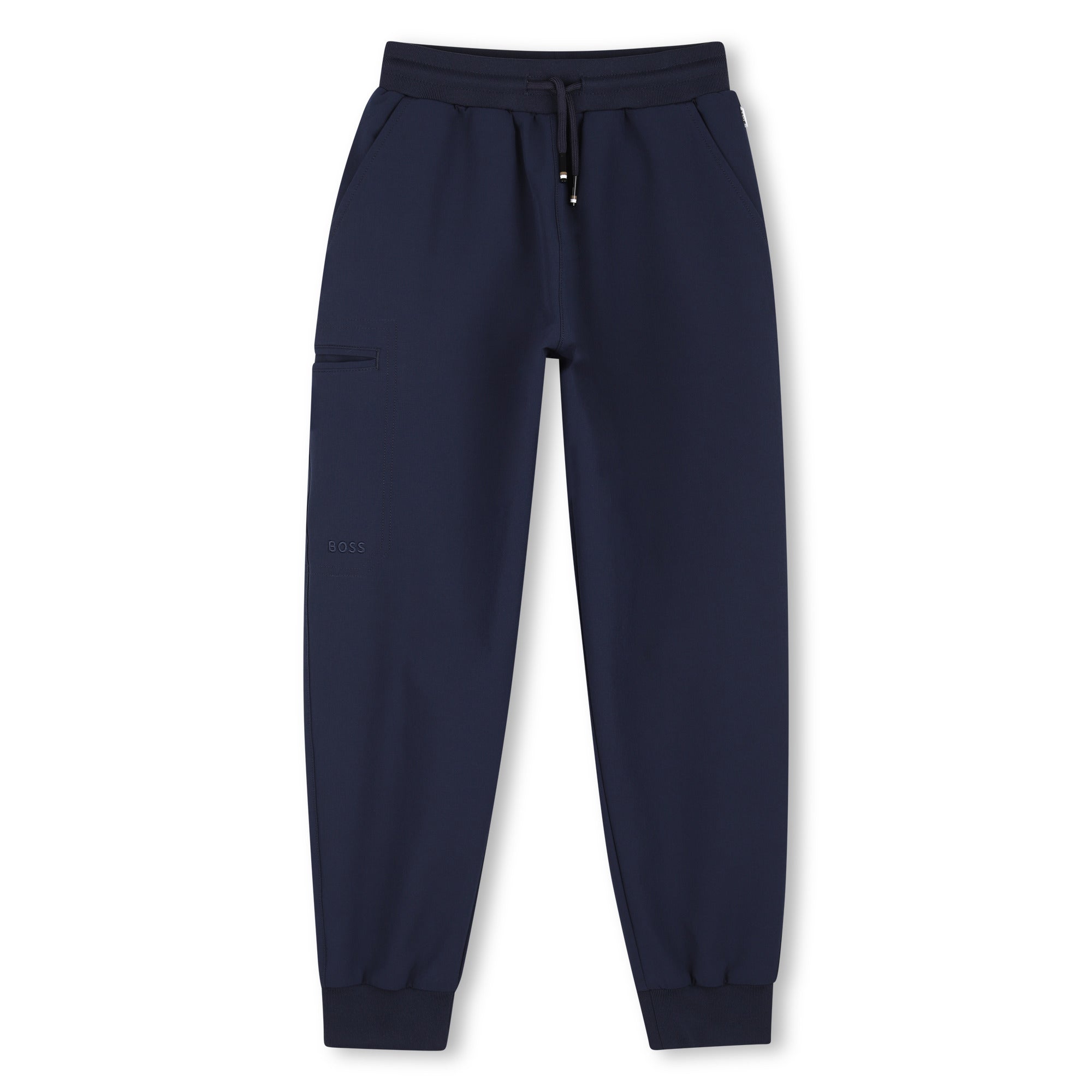 BOSS Boys Navy Jogging Bottoms
