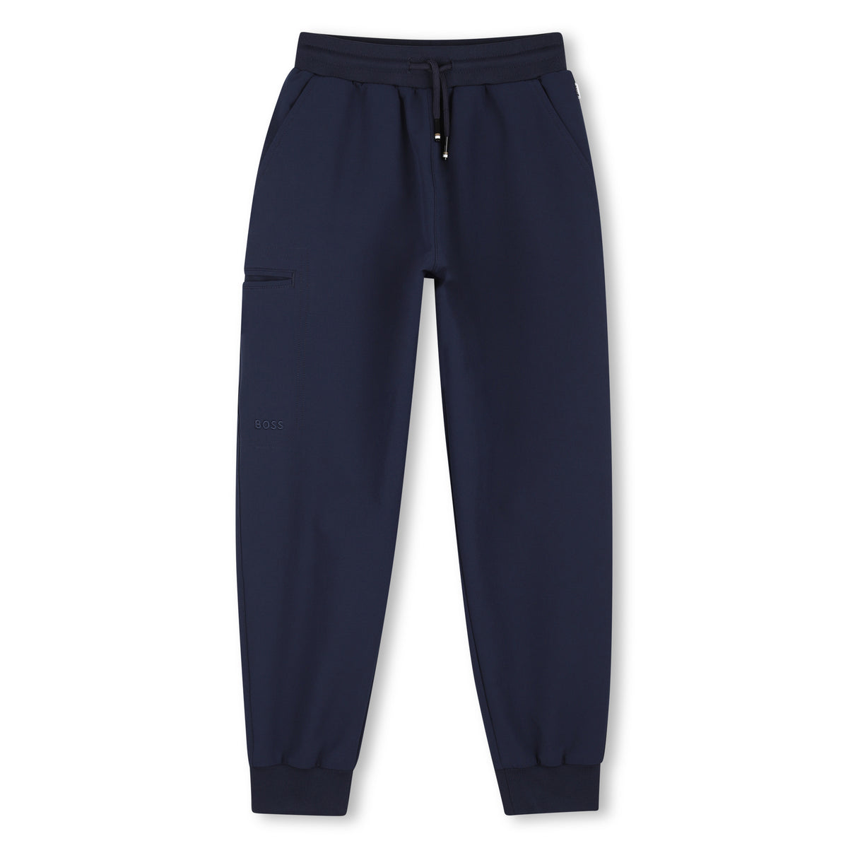 BOSS Boys Navy Jogging Bottoms