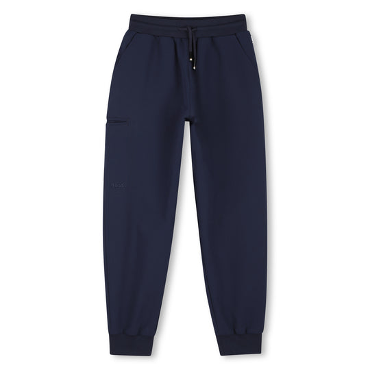 Boys Navy Jogging Bottoms