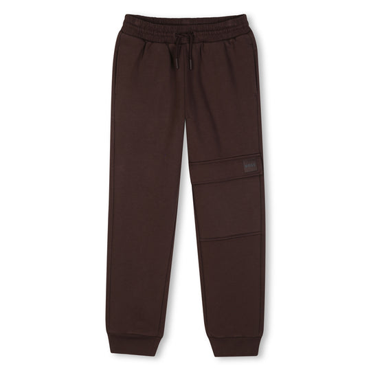 Boys Brown Jogging Bottoms