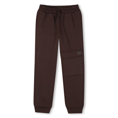 BOSS Boys Brown Jogging Bottoms