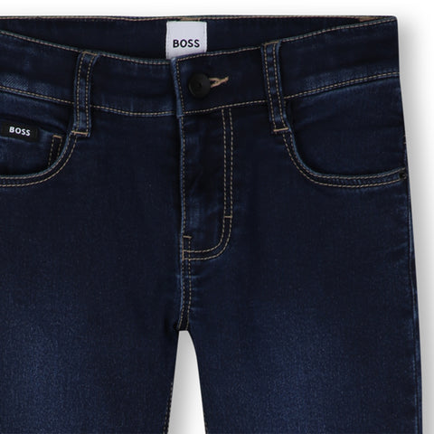 BOSS Boys Dark Denim Jeans